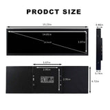 14.5 inch 2560x720 USB C Secondary LCD Monitor 3X120mm Fan CPU GPU PC Case Monitor