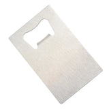 40pcs Stainless Steel Credit Card Size Bottle Opener for your wallet cooler