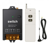 DC12V-72V 30A Relay Wireless Remote Control Switch RF 433Mhz Transmitter On/Off 3 Modes Switch for Water Pump LED Lamp Motor