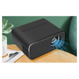 Mini Projector Portable Home Projector 8K HD Projector Indoor Entertainment Bedroom Game Theater Children's EU Plug
