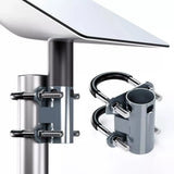 1 Set For Starlink Dish Antenna U-Bracket Kit Antenna Mast Pipe Mount And Flag Pole Adapter Works With For Starlink Dish Mount