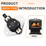 Low Limit Thermodisc 80314 F120 Low Limit Thermodisc For US Stove Hot Blast1300 1500