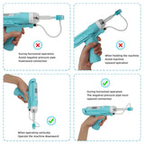 Beauty EZ Injector Prp Mesogun 5pin needle Injector Hair Growth Treatment Injection Machine Meso Gun Hair Prp Gun Equipment