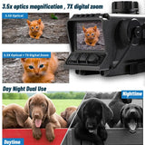 Professional MS32 Night Vision Monocular Scope with IR850 Infrared Illuminator and Range Finder for Hunting