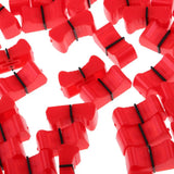 100 Pieces 8mm Fader Knob Caps Touch Sensitive Slider Ribbed Mixer Push Caps