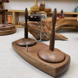 Dual Yarn Holder Spinning Tool Wool Winding Machine – Smooth Rotating Yarn Winder for Thick & Thin Yarn
