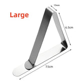 50pcs Tablecloth Clips Stainless Steel Picnic Table Cover Clips