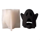 2025 New Spooky Silicone Holder Mold For Epoxy Resin Making Tealight Holder