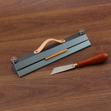 Vulcan Leather Miter Cutting Tool 45° 60° Dual Angle Aluminum Alloy Leather Craft Tool DIY Leather Working Corner Cutting Jig