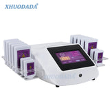 Newest 14 Pads Lipo Body Weight Loss Shaping Slimming Fat Machine Reduce Cellulite/Diode Lipolaser Beauty Equipment For Home Use