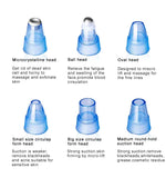 6 In1 Heads New Best Facial Handheld Electric Pore Nose Acne Vacuum Blackhead Remover for Home Use