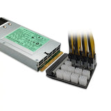 Psu 1200 Watt Server PLC Power Supply Psu DPS-1200FB-1 A DPS1200SB A with17 port splitter boards and 17 6-pin to 6 + 2pin cables