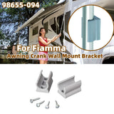 2PCS RV Awning Crank Wall Mount Bracket Awning Handle Fixing 98655-094 Caravan Motorhome Awning Accessories For Fiamma