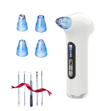 Electric USB Rechargeable Extractor Tools Black Dot Acne Pore Cleaner Blackhead Remover Vacuum With Hot Cold Compress