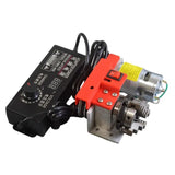 Miniature wood lathe with 4-jaw chuck with 775 motor