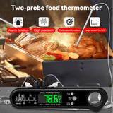 3 in 1 Digital Meat Thermometer for Cooking  LCD Digital Display 2-3s Instant Read Meat Thermometer Grilling Cooking BBQ Kitchen