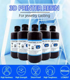 3D High Wax 80% Liquid Photopolymer Resins 3D Casting Resins Jewelry Castable Resin for LCD DLP SLA Printer