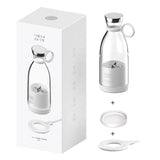 Portable 1400mAh Wireless Fruit Mixers USB juicer Fresh Juice Bottle Blender 4 Blades Food Milkshake Ice Crush Cup