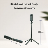 Mini Selfie Stick With Wireless Remote Control Extension Pole For Insta360 X5/X4 X3/Gopro 13 12 Action Camera For Phone