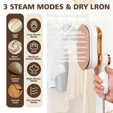 2-in-1 Portable Garment Steamer And Handheld Steam Iron for Home Travel Foldable Wet/Dry Ironing Machine 110V/220V