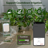 Tuya WiFi Smart Drip Irrigation Rechargeable Intelligent Watering Device Auto Watering Pump Controller Flowers Home Garden Tools