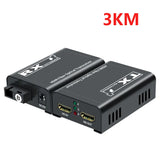 20Km HDMI Fiber Extender Over Single SC Fiber Optical Cable 3km 1080P HDMI To Fiber Optical Video Transmitter Receiver Converter