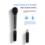 Uhf Wireless Microphone Converter Xlr Transmitter Receiver For Microphone Guitar Transmitter Receiver Adapter Durable 640-690Mhz