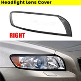3X Car Headlight Lens Cover Headlamp Shell Lampshade For Volvo S40 2007-2012 Head Light Transparent Replacement Shell R