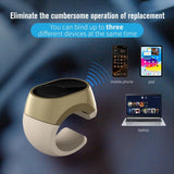 Delighted- Remote Control Ring Wireless Bluetooth-Compatible Mobile Remote Control Ring Support Smartphone/PC/BT Keypad Golden