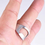 50pcs Stainless Steel Beer Bottle Opener Rings for Men Bartender Tools