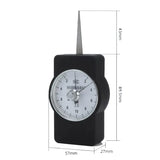 2-10N Bidirectional Tension Gauge Mechanical Dial Force Meter Alloy Measuring Tip Double Pointer Scale for Precision Measurement