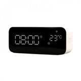Tuya WiFi Smart Alarm Clock USB Desktop Fast Charging Socket Weather/Temperature Display Alarm Clock Timer App Voice Control
