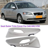 Exclusive 39984370 LH Grey Power Seat Outer Trim Cover With Seat Memory Front Drivers Side For VOLVO S40 MK2 V50 Parts