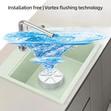 14x14x6cm Ultrasonic Dishwasher Cleaner 18W Portable Mini Dishwasher 8.5V Wireless Turbo Cleaning for Kitchen Fruits Vegetables