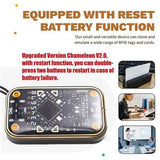 Chameleon V2.0 RFID Smart Chip Reader Emulator Card Decode 125Khz 13.56Mhz NFC Duplicator 3X UID Keychain+ 7X UID Cards