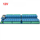 DC5V/DC12V/DC24V ESP32 32 Channel Relay Module ESP32-WROOM Development Board Secondary Development Relay Module Smart Home Relay