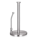 Stainless Steel Kitchen Paper Towel Rack Roll Paper Shelf Napkin Holder Creative Vertical Cling Film Holder Tissue Organizer