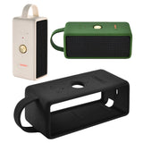 Silicone Anti-Fall Speaker Case with Handle Foldable Protective Cover Waterproof for Marshall EMBERTON III Portable Speaker