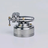 Mini 1.2 Inch 304 Stainless Steel Desktop Bench Vise, Small Workbench Hand Tool for Crafting & Repair