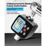 1/2" 1/4" 3/8" Digital Torque Wrench Adapter Precision Electronic Torque Tool Converter LCD Display for Automotive Home Repairs
