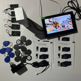 2-4 Unit Home 2 Wire 7inch Touch Video Intercom for Apartments Residential Video Door Phone System with RFID Card APP Unlock