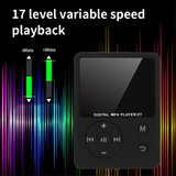 Mini MP3/MP4 Player Bluetooth Digital Display Screen with Memory TF Cards Radio Build-in Speaker Music Player