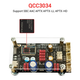 ABWG-ZK-QCC Qualcomm QCC3034 Bluetooth 5.1 Lossless Decoding Board APTX LDAC Audio Decoder