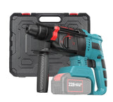 21V Rechargeable Brushless Electric Hammer Impact Drill 900W 60.4ft-lb Max Torque DIY Household Power Tool