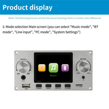 2.8 Inch TFT Color Screen Lossless Audio Decoding Board Module Amplifier Audio Player DC 4.5-5.0V Car FM Radio Module