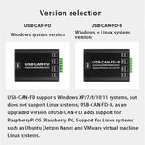 Bidirectional Transmission Industrial-Grade USB To CAN FD Module CAN/CAN FD Bus Data Analyzer