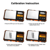Digital Precision Pocket Scale 200x0.01g – Calibration Weight Included for Jewelry, Coins & More