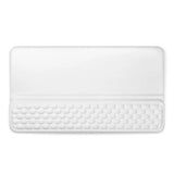 Ergonomic Computer Keyboard Stand with Wrist Rest Memory Foam Keyboard Riser Tilted Breathable Keyboard Holder for Easy Typing