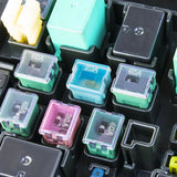 60Pcs Jcase fuse Low Profile Box Shaped Mini Fuse 20A 25A 30A 40A 50A 60A Fuse Assortment Kit for Ford,Nissan,Toyota Trucks