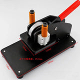 1 Ton News Force | Mini Manual Die Cutting Machine for Leather, Fabric, Silicone Cutting (100x100mm Work Area)
